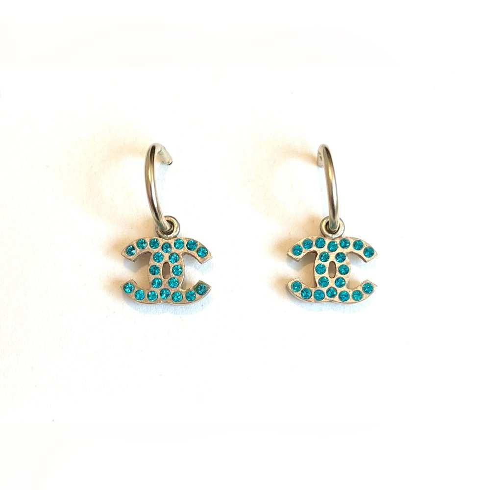 Vintage Turquoise Chanel earrings